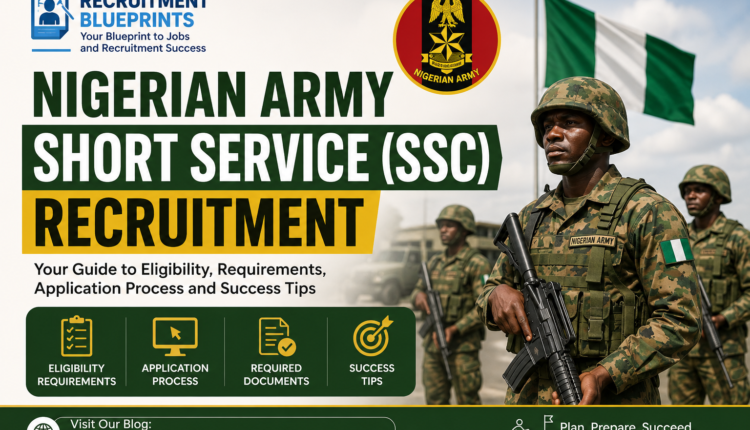 Nigerian Army Short Service (SSC) Recruitment