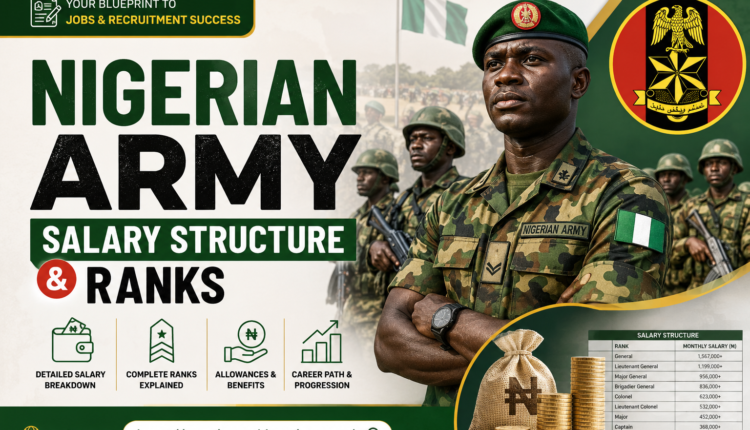 Nigerian Army Salary Structure & Ranks