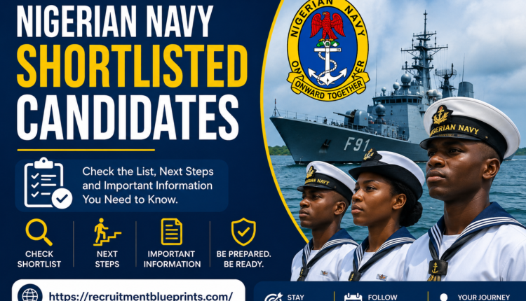 Nigerian Navy Shortlisted Candidates